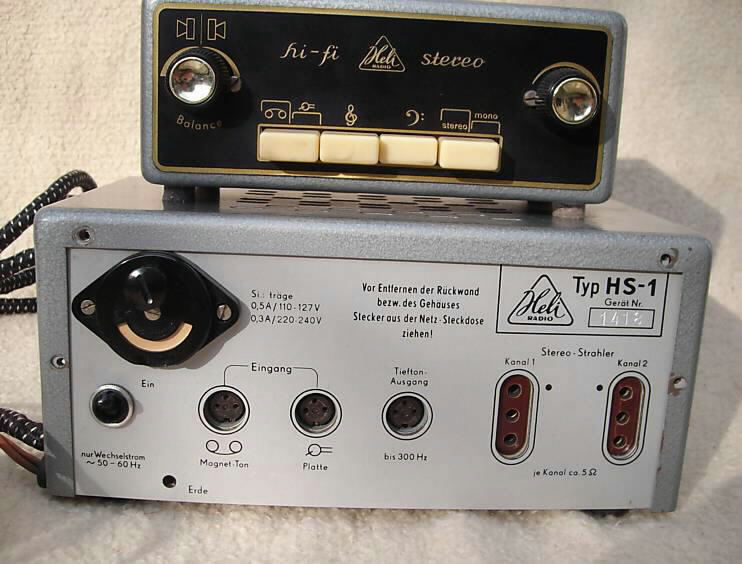 Heli HS-1 Heli HS1 Heli Radio HS1 Hempel  tube amp classic Rhrenverstrker